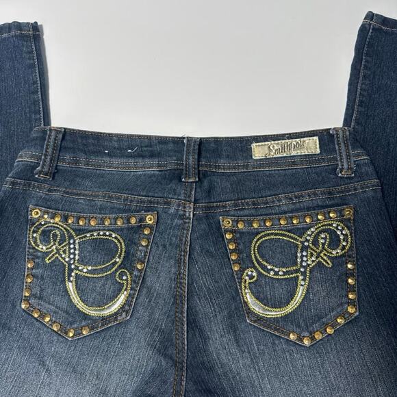 Y2K Vintage Southpole Slim Fit Bling Jean - Picture 3 of 6